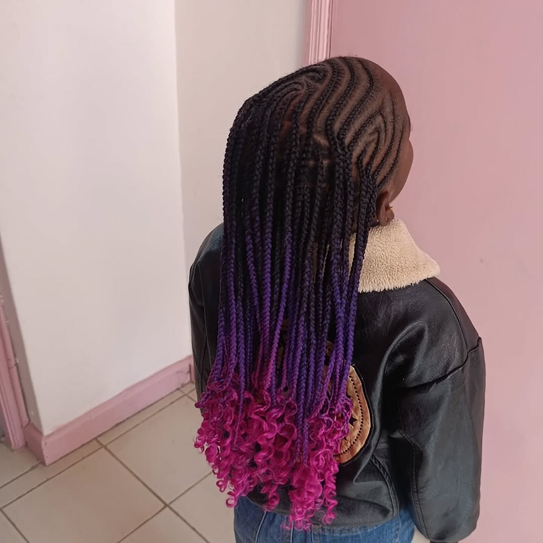 Kids Half Lines/Braids